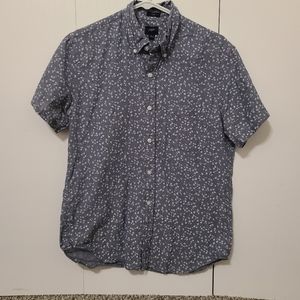 J Crew Button Floral Pattern Top - M